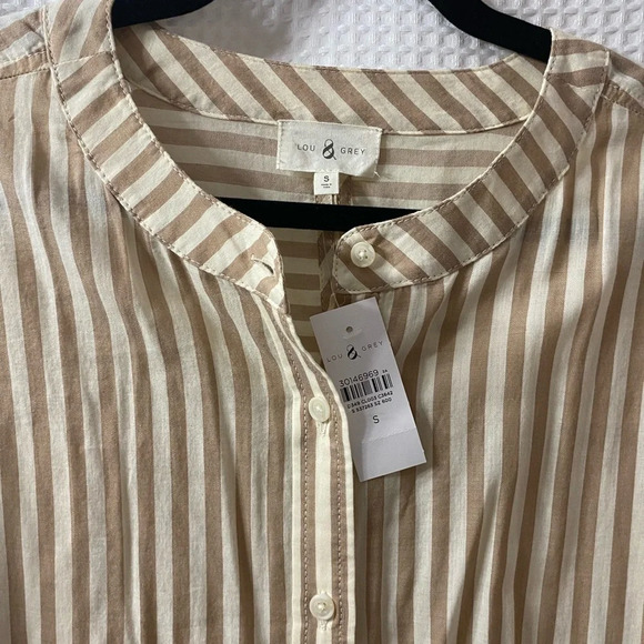 NWT L&G Striped Tunic Shirt - Picture 2 of 7